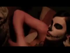 I get the most attractive oral job of my life from a scull-faced wench.